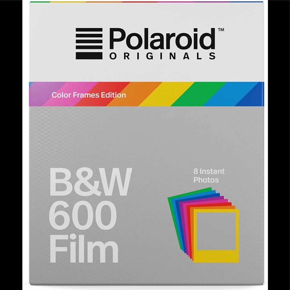 Polaroid B&W 600 Film: Color Frames Edition, Retro & RARE Discontinued Film! NWT